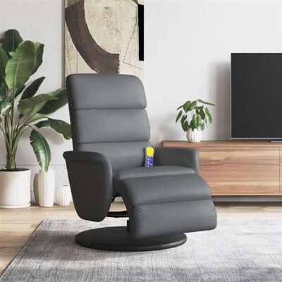 MAISONCHIC Vidaxl - Fauteuil de massage inclinable gris - Publicité MAISONCHIC Vidaxl - Fauteuil de massage inclinable gris - Publicité