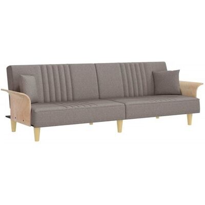 Non communiqué Canape convertible vidaxl 3 places en tissu marron 89 x 224 x 70 cm marron - Publicité Non communiqué Canape convertible vidaxl 3 places en tissu marron 89 x 224 x 70 cm marron - Publicité