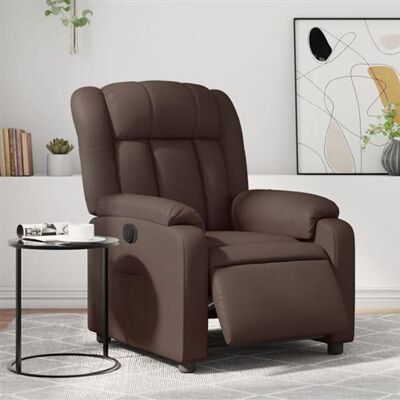 Non communiqué vidaXL Fauteuil réglable électrique similicuir marron Marron - Publicité Non communiqué vidaXL Fauteuil réglable électrique similicuir marron Marron - Publicité