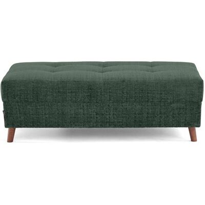 Non communiqué Rune - pouf en velours texturé - Vert $cou - Publicité Non communiqué Rune - pouf en velours texturé - Vert $cou - Publicité