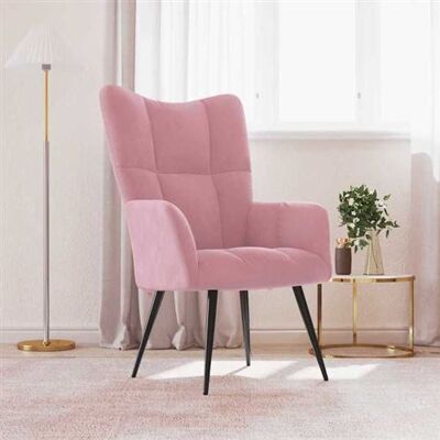 Non communiqué vidaXL Relaxstoel velours roze Rose - Publicité Non communiqué vidaXL Relaxstoel velours roze Rose - Publicité