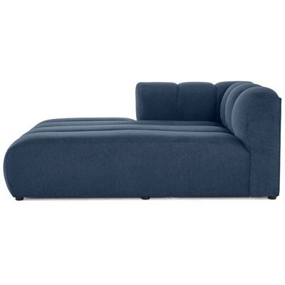 Non communiqué Debbie - module d'assise méridienne gauche en tissu texturé - Bleu Bleu - Publicité Non communiqué Debbie - module d'assise méridienne gauche en tissu texturé - Bleu Bleu - Publicité
