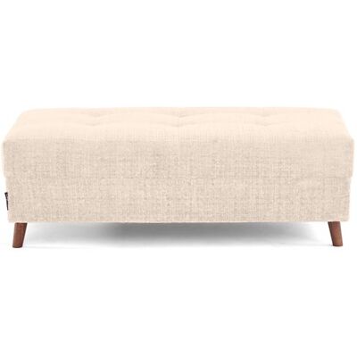 Non communiqué Rune - pouf en velours texturé - Beige $cou - Publicité Non communiqué Rune - pouf en velours texturé - Beige $cou - Publicité