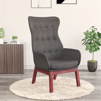 Non communiqué vidaXL Fauteuil relax tissu gris foncé Gris - Publicité Non communiqué vidaXL Fauteuil relax tissu gris foncé Gris - Publicité