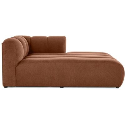 Non communiqué Debbie - module d'assise méridienne droit en tissu texturé - Terracotta Terracotta - Publicité Non communiqué Debbie - module d'assise méridienne droit en tissu texturé - Terracotta Terracotta - Publicité