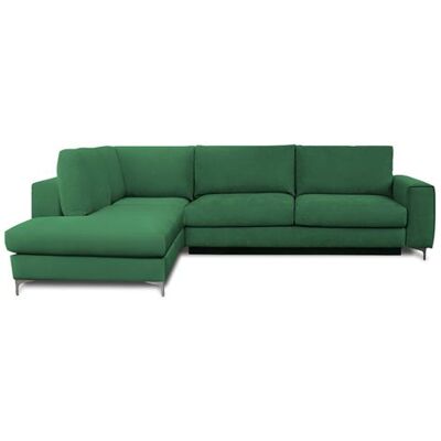 Non communiqué Canape angle fixe MAISON AUBERTIN 3 places en velours vert 223 x 302 x 91 cm Vert - Publicité Non communiqué Canape angle fixe MAISON AUBERTIN 3 places en velours vert 223 x 302 x 91 cm Vert - Publicité
