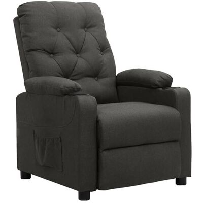 Non communiqué vidaXL Fauteuil Inclinable, Chaise avec Dossier et Repose-pied Réglables, Siège de Salle de Séjour Salon Intérieur, Industriel, Gris Foncé Tissu 339103 Gris - Publicité Non communiqué vidaXL Fauteuil Inclinable, Chaise avec Dossier et Repose-pied Réglables, Siège de Salle de Séjour Salon Intérieur, Industriel, Gris Foncé Tissu 339103 Gris - Publicité