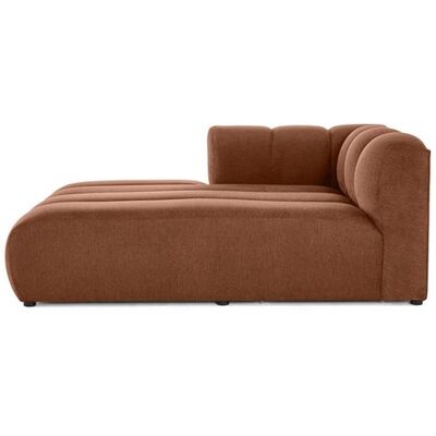 Non communiqué Debbie - module d'assise méridienne gauche en tissu texturé - Terracotta Terracotta - Publicité Non communiqué Debbie - module d'assise méridienne gauche en tissu texturé - Terracotta Terracotta - Publicité