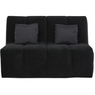 Relaxima Banquette Slyde 160 HOUSTON angel noir - matelas Simmons Noir - Publicité Relaxima Banquette Slyde 160 HOUSTON angel noir - matelas Simmons Noir - Publicité