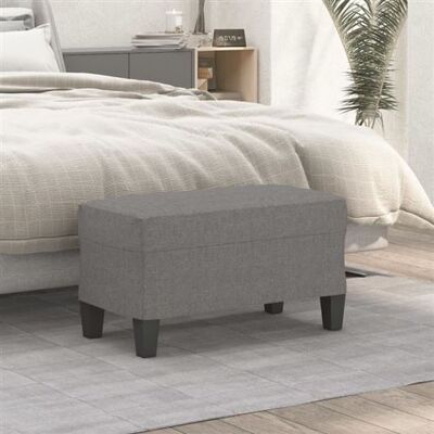 Non communiqué Banc Gris foncé 70x35x41 cm Tissu Gris foncé - Publicité Non communiqué Banc Gris foncé 70x35x41 cm Tissu Gris foncé - Publicité