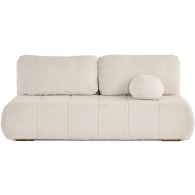 Non communiqué Canape droit BEST MOBILIER 3 places en tissu beige 94 x 194 x 80 cm Beige - Publicité Non communiqué Canape droit BEST MOBILIER 3 places en tissu beige 94 x 194 x 80 cm Beige - Publicité