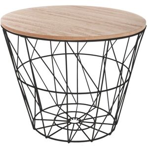 Atmosphera - Table à café filaire Kumi - Diam. 38 cm - Noir - Kumi Noir - Publicité Atmosphera - Table à café filaire Kumi - Diam. 38 cm - Noir - Kumi Noir - Publicité