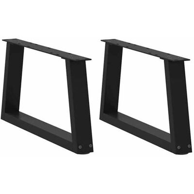 Non communiqué vidaXL Pieds de table basse en forme de V, 2 pièces, noir, 60 x (30-31,3) cm, acier 4012532 Noir - Publicité Non communiqué vidaXL Pieds de table basse en forme de V, 2 pièces, noir, 60 x (30-31,3) cm, acier 4012532 Noir - Publicité
