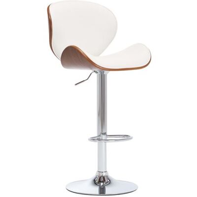 Tabouret de bar vidaXL - Réglable en hauteur, Cuir synthétique, Base chromée - Publicité Tabouret de bar vidaXL - Réglable en hauteur, Cuir synthétique, Base chromée - Publicité