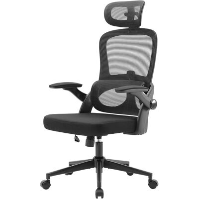 Non communiqué SIHOO M102C Fauteuil de Bureau Ergonomique,avec accoudoirs rabattables, Soutien Lombaire réglable,appuie-tête,Noir Noir - Publicité Non communiqué SIHOO M102C Fauteuil de Bureau Ergonomique,avec accoudoirs rabattables, Soutien Lombaire réglable,appuie-tête,Noir Noir - Publicité