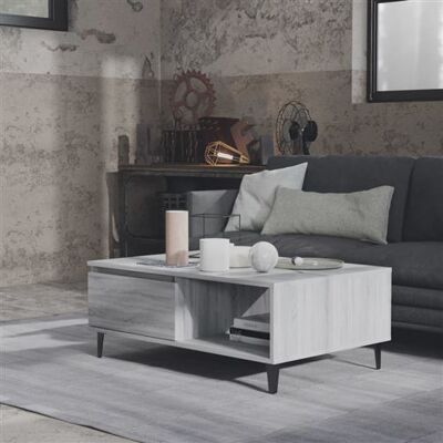 vidaXL Table basse Sonoma grise - Publicité vidaXL Table basse Sonoma grise - Publicité