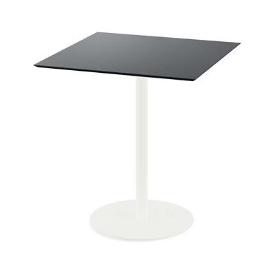 Table Urbaine Veba - 70x70cm, Acier Blanc & Noir, Bistrot Moderne - Publicité Table Urbaine Veba - 70x70cm, Acier Blanc & Noir, Bistrot Moderne - Publicité