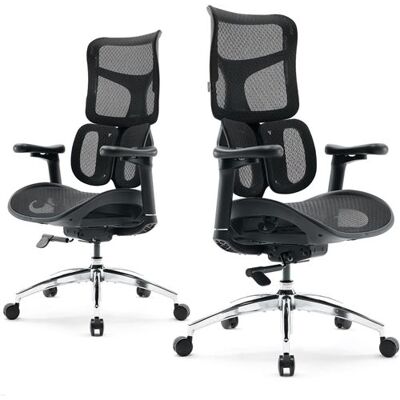 Non communiqué SIHOO Doro S100 Fauteuil de Bureau Ergonomique,avec Soutien Lombaire Dynamique Double,accoudoirs coordonnés en 4D,Noir Noir - Publicité Non communiqué SIHOO Doro S100 Fauteuil de Bureau Ergonomique,avec Soutien Lombaire Dynamique Double,accoudoirs coordonnés en 4D,Noir Noir - Publicité