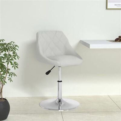 Chaise de bureau pivotante blanche vidaXL - Publicité Chaise de bureau pivotante blanche vidaXL - Publicité