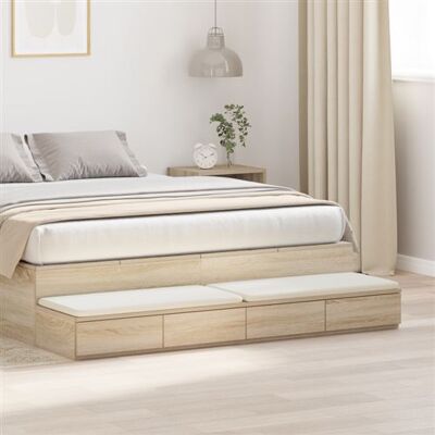 Table de Nuit Chêne Sonoma Vidaxl - 3 tiroirs - Mobilier en bois élégant - Publicité Table de Nuit Chêne Sonoma Vidaxl - 3 tiroirs - Mobilier en bois élégant - Publicité