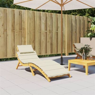 Coussin pour chaise longue vidaXL - 186x58x3 cm - Tissu Oxford déperlant - Publicité Coussin pour chaise longue vidaXL - 186x58x3 cm - Tissu Oxford déperlant - Publicité