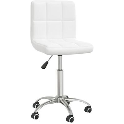 Chaise de bureau pivotante blanche vidaXL - Chaise de bureau - Publicité Chaise de bureau pivotante blanche vidaXL - Chaise de bureau - Publicité