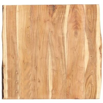 Non communiqué Dessus de table Bois d acacia massif 58x(50 60)x3,8 cm Brun - Publicité Non communiqué Dessus de table Bois d acacia massif 58x(50 60)x3,8 cm Brun - Publicité