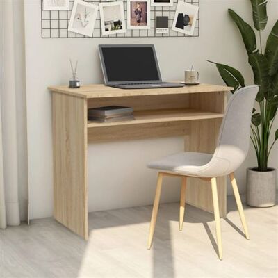 Bureau Sonoma Oak vidaXL - Gain de place 90cm - Bureau - Publicité Bureau Sonoma Oak vidaXL - Gain de place 90cm - Bureau - Publicité