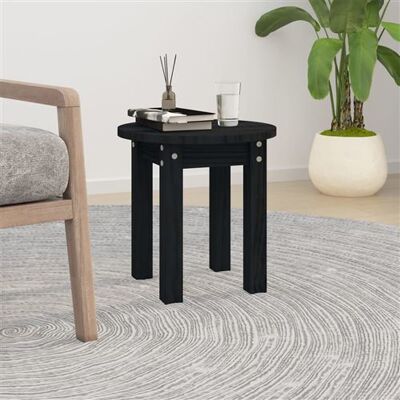Non communiqué vidaXL Table basse Noir Ø 35x35 cm Bois massif de pin822341 Noir - Publicité Non communiqué vidaXL Table basse Noir Ø 35x35 cm Bois massif de pin822341 Noir - Publicité