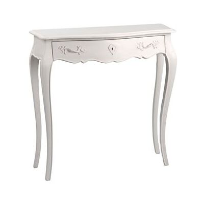 Hellin Console 1 tiroir petit modèle Murano - Amadeus - Blanc - Bois Blanc - Publicité Hellin Console 1 tiroir petit modèle Murano - Amadeus - Blanc - Bois Blanc - Publicité