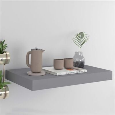 Non communiqué Étagère murale flottante gris 40x23x3,8 cm MDF gris - Publicité Non communiqué Étagère murale flottante gris 40x23x3,8 cm MDF gris - Publicité