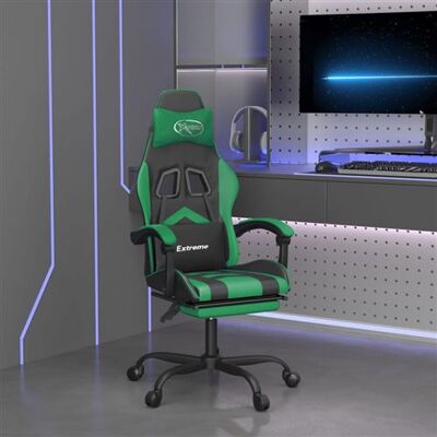 vidaXL - vidaXL763174 - noir/vert - Gaming chair - Publicité vidaXL - vidaXL763174 - noir/vert - Gaming chair - Publicité