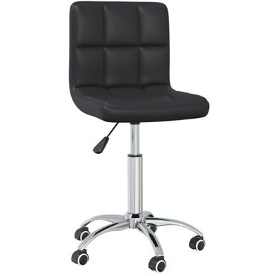 Chaise de bureau pivotante noire VidaXL - Publicité Chaise de bureau pivotante noire VidaXL - Publicité