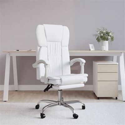 MAISONCHIC Modèle Blanc Chaise de Bureau Réglable - Mobilier de Bureau - Publicité MAISONCHIC Modèle Blanc Chaise de Bureau Réglable - Mobilier de Bureau - Publicité