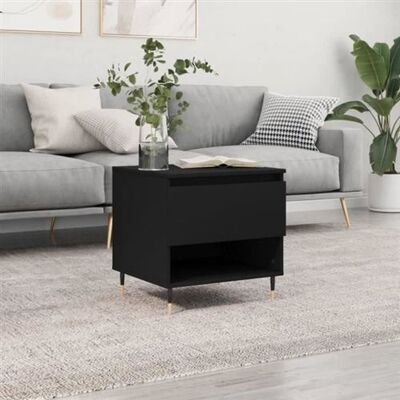 Non communiqué vidaXL Table basse noir 50x46x50 cm bois d’ingénierie 830894 Noir - Publicité Non communiqué vidaXL Table basse noir 50x46x50 cm bois d’ingénierie 830894 Noir - Publicité