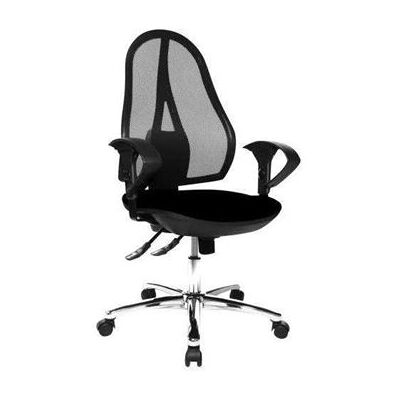 Chaise de Bureau Topstar Open Point SY Deluxe - Noire, Réglable, Maille, Base en Acier - Publicité Chaise de Bureau Topstar Open Point SY Deluxe - Noire, Réglable, Maille, Base en Acier - Publicité