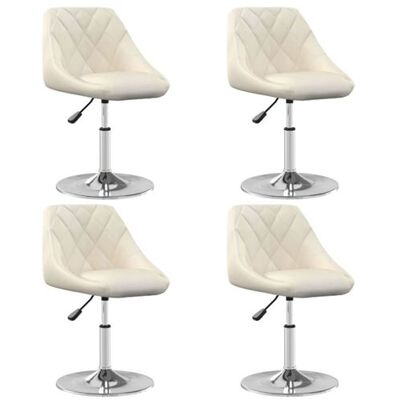 vidaXL - Modèle Inconnu - Chaises de salle à manger pivotantes - 4 pièces - Publicité vidaXL - Modèle Inconnu - Chaises de salle à manger pivotantes - 4 pièces - Publicité