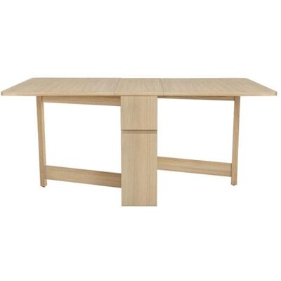 Table à manger WOODMAN Jasper - Rectangulaire, Hêtre, Pliable - Publicité Table à manger WOODMAN Jasper - Rectangulaire, Hêtre, Pliable - Publicité
