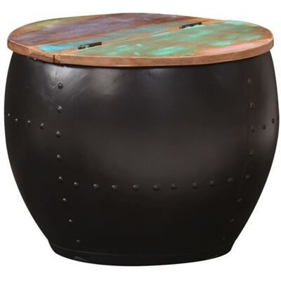 Non communiqué Table basse 53x43 cm Bois de récupération massif Brun - Publicité Non communiqué Table basse 53x43 cm Bois de récupération massif Brun - Publicité