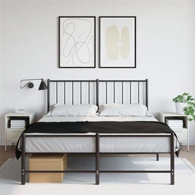 vidaXL Nuits de nuit 2 pcs Blanc Acier laminé à froid - Table de nuit - Publicité vidaXL Nuits de nuit 2 pcs Blanc Acier laminé à froid - Table de nuit - Publicité