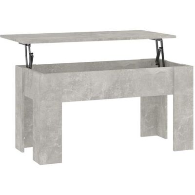 vidaXL Tavolino Salotto Grigio Cemento 101x49x52 cm Legno Multistrato - Gris béton - Table basse - Publicité vidaXL Tavolino Salotto Grigio Cemento 101x49x52 cm Legno Multistrato - Gris béton - Table basse - Publicité