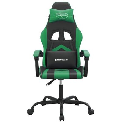 Chaise Gaming vidaXL - Dossier et hauteur réglables - Rotation à 360° - Cuir synthétique durable - Publicité Chaise Gaming vidaXL - Dossier et hauteur réglables - Rotation à 360° - Cuir synthétique durable - Publicité