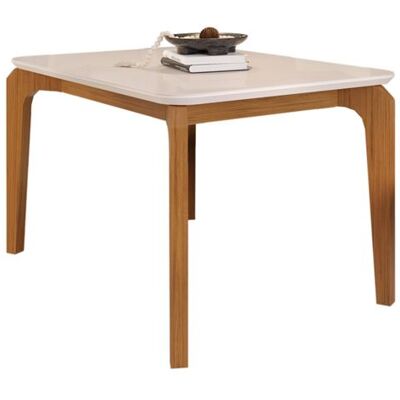 ROGE - 136x90 - OakBlanc - Dining table - Publicité ROGE - 136x90 - OakBlanc - Dining table - Publicité
