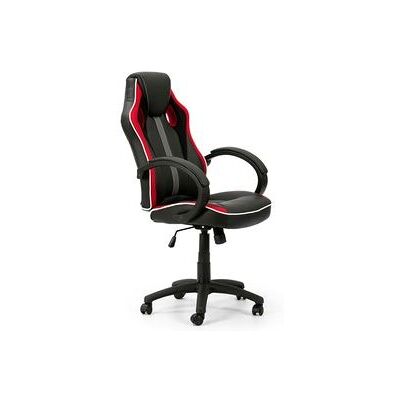 Non communiqué Fauteuil de bureau réglabe et inclinable formula tapissé en similicuir et tissu maille, couleur noir et rouge, accoudoirs rembourrés. Publicité Non communiqué Fauteuil de bureau réglabe et inclinable formula tapissé en similicuir et tissu maille, couleur noir et rouge, accoudoirs rembourrés. Publicité