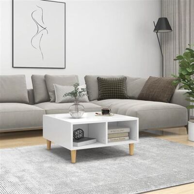 Non communiqué Table basse blanc 60x60x30 cm bois d ingénierie Blanc - Publicité Non communiqué Table basse blanc 60x60x30 cm bois d ingénierie Blanc - Publicité