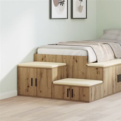 VidaXL - Nuite en Chêne Fait à la Main - Mobilier de Rangement Moderne - Publicité VidaXL - Nuite en Chêne Fait à la Main - Mobilier de Rangement Moderne - Publicité