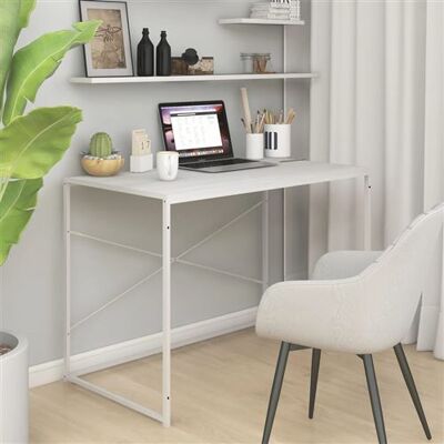 Bureau informatique blanc vidaXL - Mobilier de bureau - Publicité Bureau informatique blanc vidaXL - Mobilier de bureau - Publicité