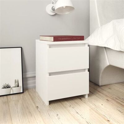Non communiqué Table de chevet Blanc 30 x 30 x 40 cm Bois d ingénierie Blanc - Publicité Non communiqué Table de chevet Blanc 30 x 30 x 40 cm Bois d ingénierie Blanc - Publicité