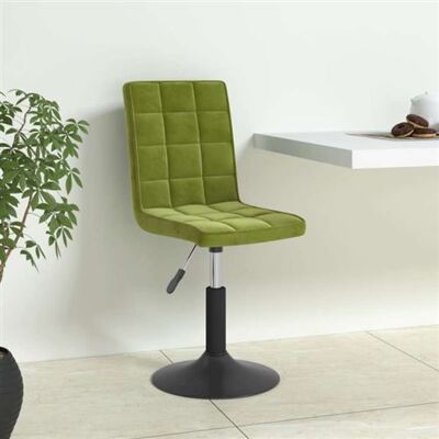 Chaises de salle à manger pivotantes en velours vert clair - 4 pcs - VidaXL - Publicité Chaises de salle à manger pivotantes en velours vert clair - 4 pcs - VidaXL - Publicité
