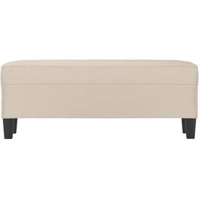 Non communiqué vidaXL Banc Crème 100x35x41 cm Tissu microfibre Crème - Publicité Non communiqué vidaXL Banc Crème 100x35x41 cm Tissu microfibre Crème - Publicité